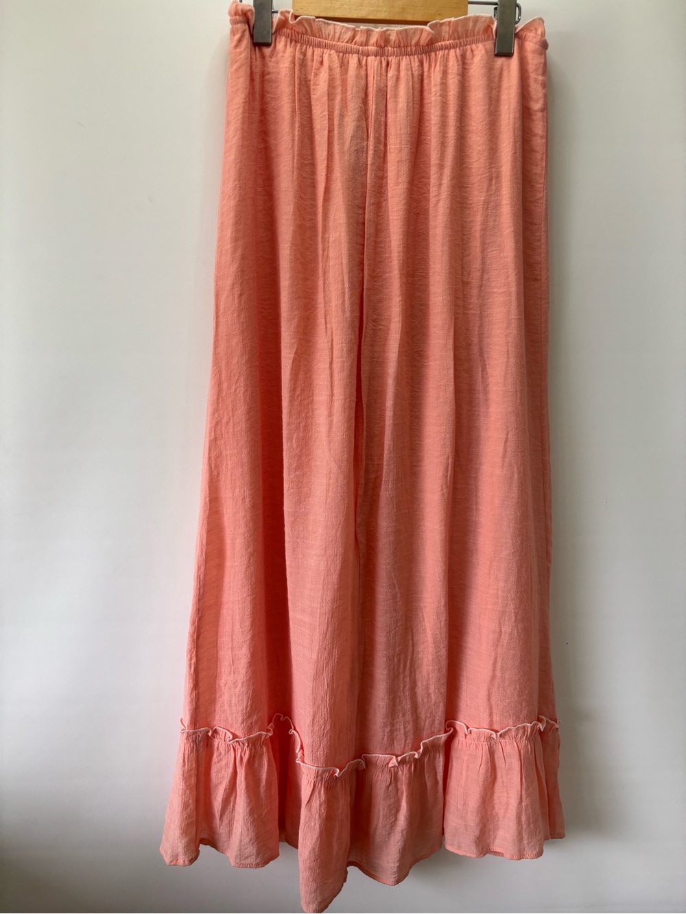 Prach/pink Maxi Skirt with Ruffle Hem - Picture 6 of 6